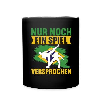 Capoeira Capoeirista - Tasse einfarbig - Schwarz - Vorne