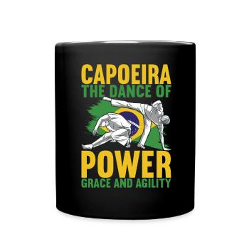 Capoeira Capoeirista - Tasse einfarbig - Schwarz - Vorne