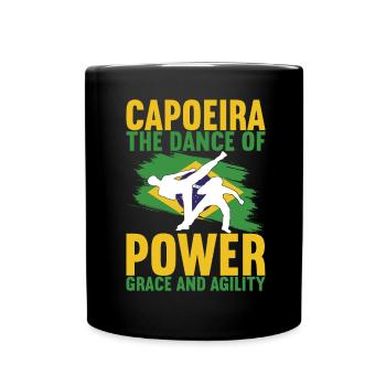 Capoeira Capoeirista - Tasse einfarbig - Schwarz - Vorne