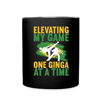 Capoeira Capoeirista - Tasse einfarbig - Schwarz - Vorne