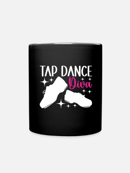 Stepptanz Stepptänzer - Tasse einfarbig - Schwarz