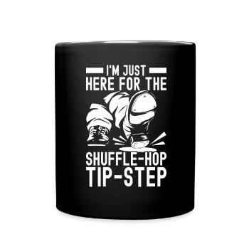 Stepptanz Stepptänzer - Tasse einfarbig - Schwarz - Vorne