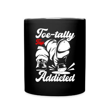 Claquettes Claquettes Danseuse de claquettes - Mug uni - noir - Devant