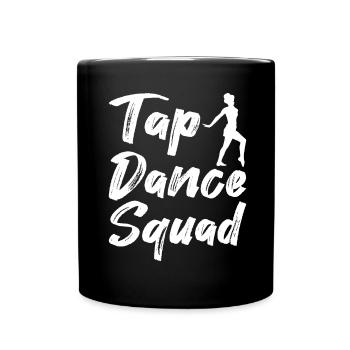 Stepptanz Stepptänzer - Tasse einfarbig - Schwarz - Vorne