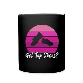 Stepptanz Stepptänzer - Tasse einfarbig - Schwarz - Vorne