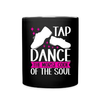 Tap Dance Tap Dancer - Full Colour Mug - black - Front