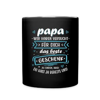 The best gift is us dad father's day - Full Colour Mug - black - Front
