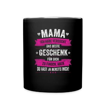 The best gift I'm Mom Mother's Day - Full Colour Mug - black - Front