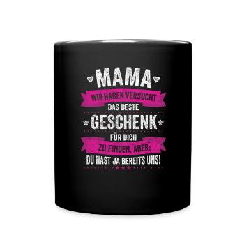 The best gift is us Mom Mother's Day - Full Colour Mug - black - Front
