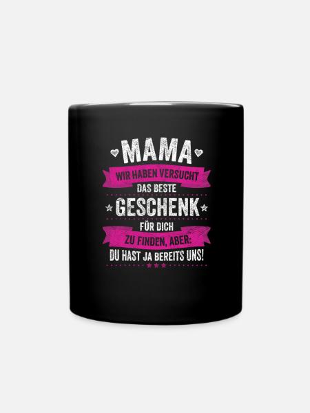 The best gift is us Mom Mother's Day - Full Colour Mug - black
