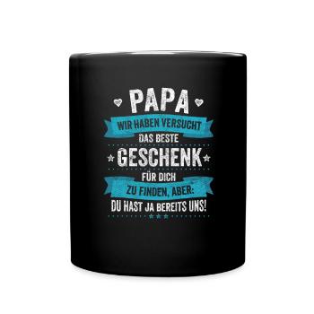The best gift is us dad father's day - Full Colour Mug - black - Front