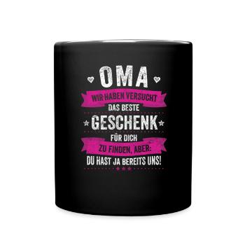 Le meilleur cadeau que je sois grand-mère pour la fête des mères - Mug uni - noir - Devant