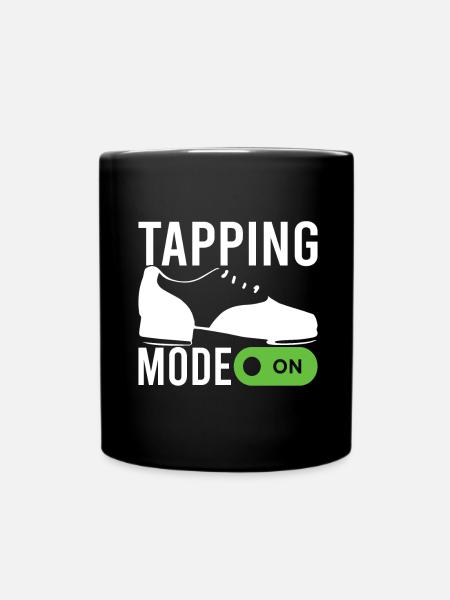 Stepptanz Stepptänzer - Tasse einfarbig - Schwarz