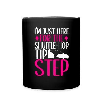 Stepptanz Stepptänzer - Tasse einfarbig - Schwarz - Vorne