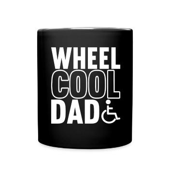 Wheelchair users Wheelchair - Full Colour Mug - black - Front