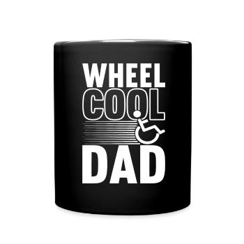 Wheelchair users Wheelchair - Full Colour Mug - black - Front
