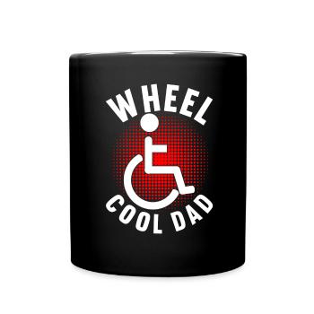 Wheelchair users Wheelchair - Full Colour Mug - black - Front