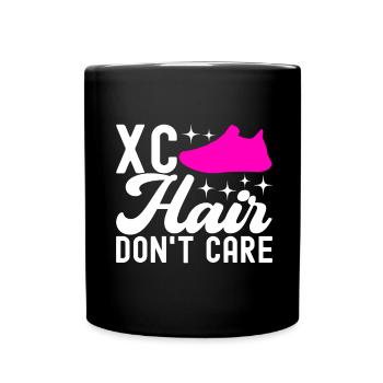 XC Running Running Runner Cross Country - Full Colour Mug - black - Front