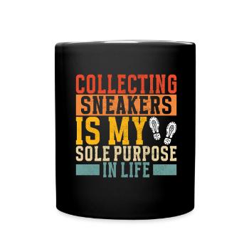 Sneakerhead Sneaker Collector - Full Colour Mug - black - Front