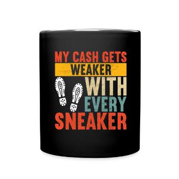 Sneakerhead Sneaker Collector - Full Colour Mug - black - Front