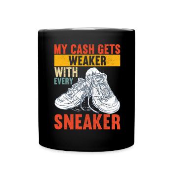 Sneakerhead Sneaker Collector - Full Colour Mug - black - Front