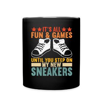 Sneakerhead Sneaker Collector - Full Colour Mug - black - Front