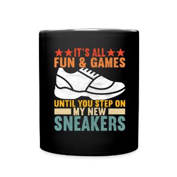 Sneakerhead Sneaker Collector - Full Colour Mug - black - Front