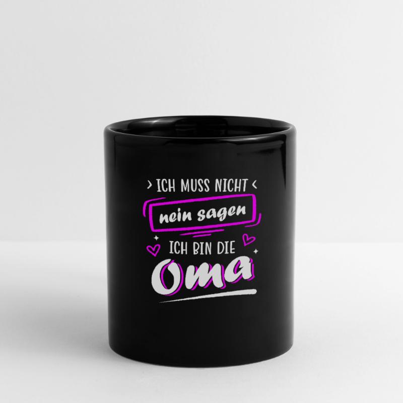 Geburtstag Muttertag Werdende Oma Geschenk Tasse einfarbig