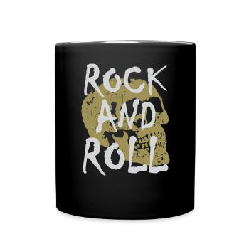 Rock And Roll - Full Colour Mug - black - Front