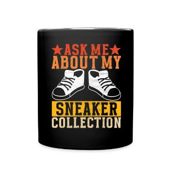 Sneakerhead Sneaker Collector - Full Colour Mug - black - Front