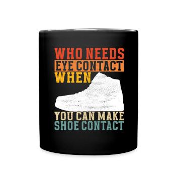 Sneakerhead Sneaker Collector - Full Colour Mug - black - Front