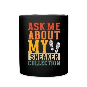 Sneakerhead Sneaker Collector - Full Colour Mug - black - Front