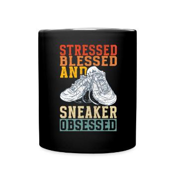 Sneakerhead Sneaker Collector - Full Colour Mug - black - Front