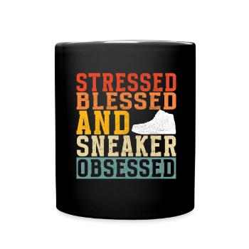 Sneakerhead Sneaker Collector - Full Colour Mug - black - Front