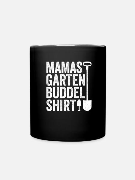 Garden Digging Shirt Mom Hobby Gardener Mother's Day - Full Colour Mug - black