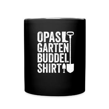 Garden Digging Shirt Father's Day Grandpa Hobby Gardener - Full Colour Mug - black - Front