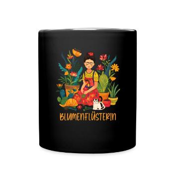 Jardin, Princesse, Jardin, Fête des mères, Maman jardinière - Mug uni - noir - Devant