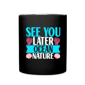 Marine Biology Marine Biologist - Full Colour Mug - black - Front