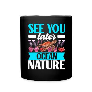 Marine Biology Marine Biologist - Full Colour Mug - black - Front
