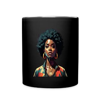 DC-Design Old School W - Tasse einfarbig - Schwarz - Vorne