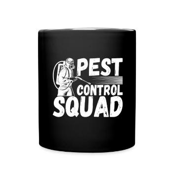 Pest Control Exterminator - Full Colour Mug - black - Front
