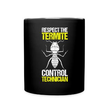 Pest Control Exterminator - Full Colour Mug - black - Front