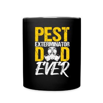 Pest Control Exterminator - Full Colour Mug - black - Front