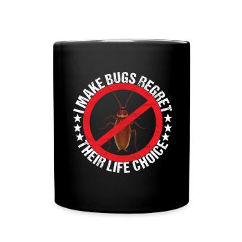 Pest Control Exterminator - Full Colour Mug - black - Front