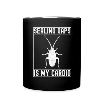 Pest Control Exterminator - Full Colour Mug - black - Front