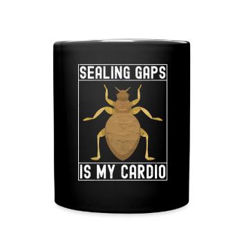 Pest Control Exterminator - Full Colour Mug - black - Front