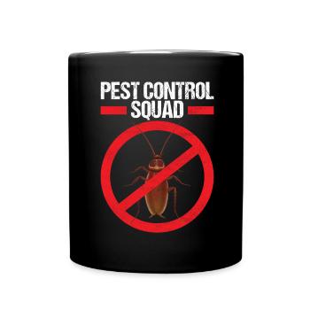 Pest Control Exterminator - Full Colour Mug - black - Front