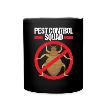 Pest Control Exterminator - Full Colour Mug - black - Front