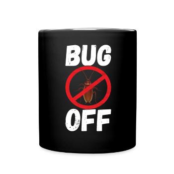 Pest Control Exterminator - Full Colour Mug - black - Front