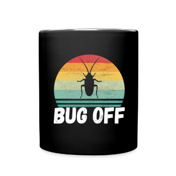 Pest Control Exterminator - Full Colour Mug - black - Front